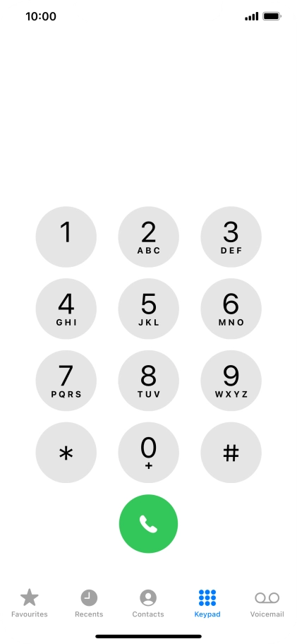 Press Recents.
