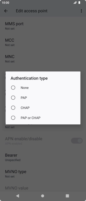 Press None. Press None.