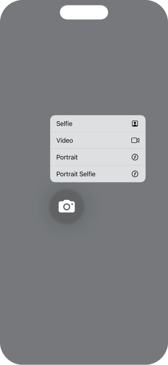 Press and hold the required function to see more actions.