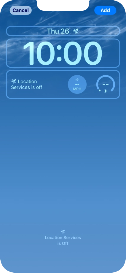To customise the way the lock screen date is displayed, press the date widget and follow the instructions on the screen to select the required widget display mode. To customise the way the lock screen date is displayed, press the date widget and follow the instructions on the screen to select the required widget display mode.