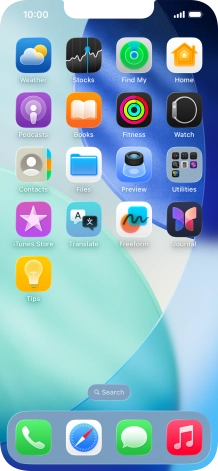 Press and hold the required app.