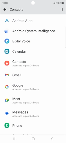 Press the required app. Press the required app.