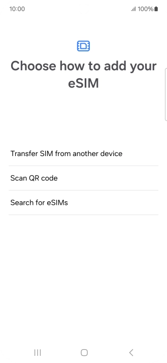 Press Scan QR code.