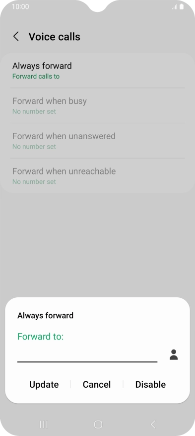 Press Disable.