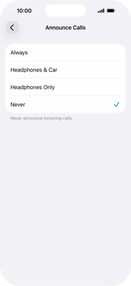 Press Always to turn on the function when silent mode is turned off. Press Always to turn on the function when silent mode is turned off.