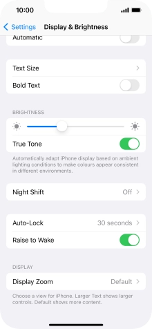 Press the indicator next to Press the indicator next to