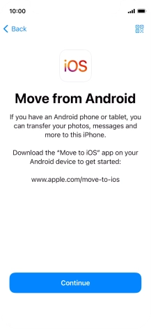 To transfer content to your phone, you need to install the app 