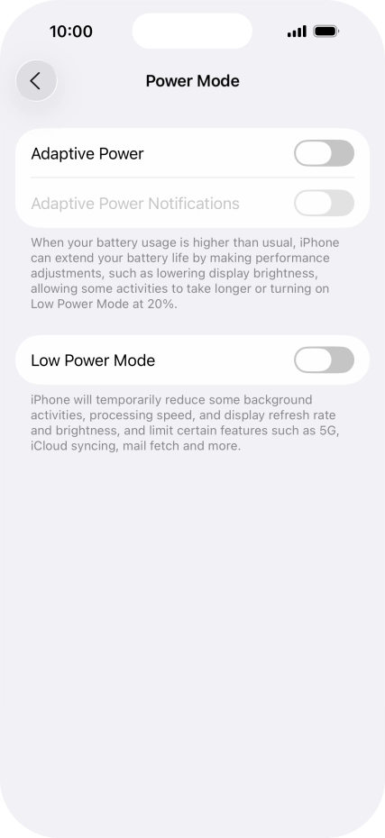 Press the indicator next to Press the indicator next to