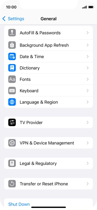 Press Background App Refresh.