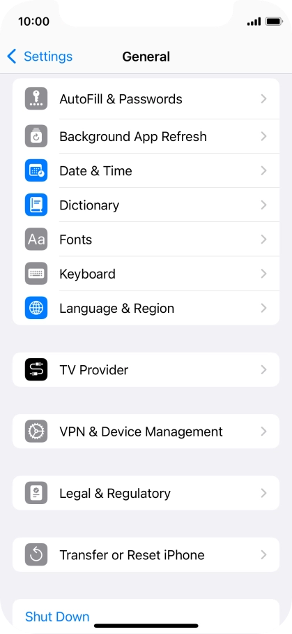 Press Background App Refresh.