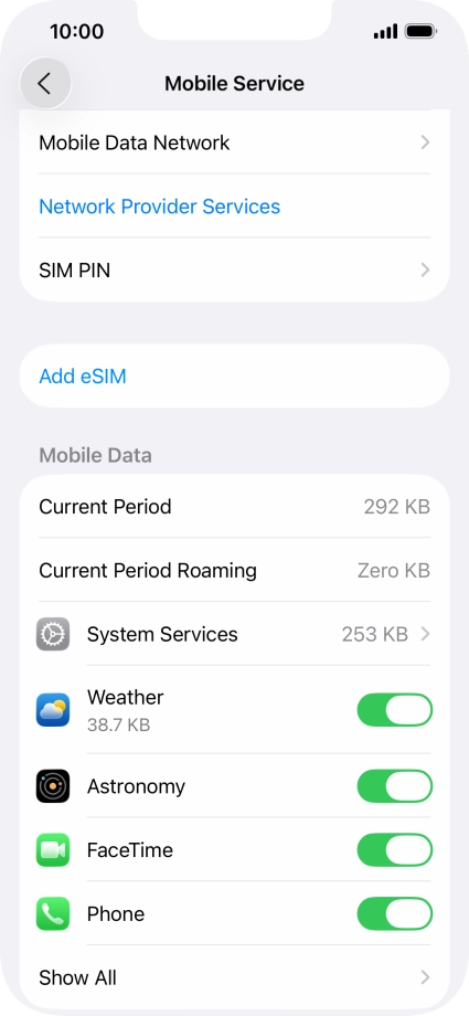 Press Mobile Data Network.