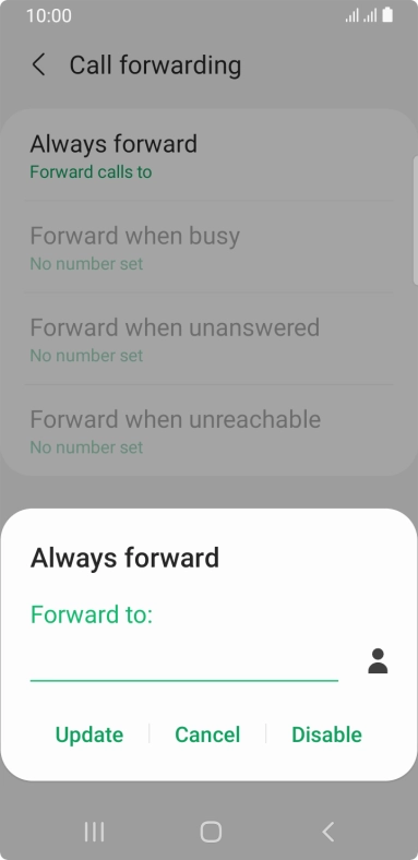 Press Disable.