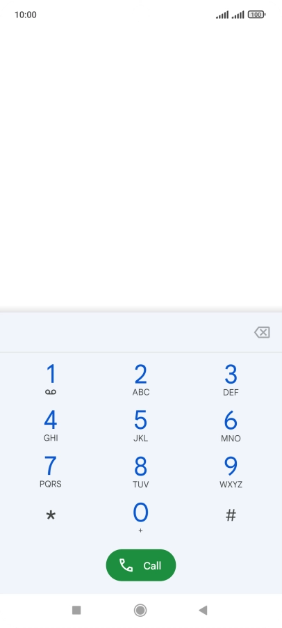 Press the Home key to return to the home screen. Press the Home key to return to the home screen.