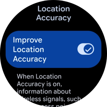 If you press the indicator next to 