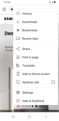 Press Settings. Press Settings.