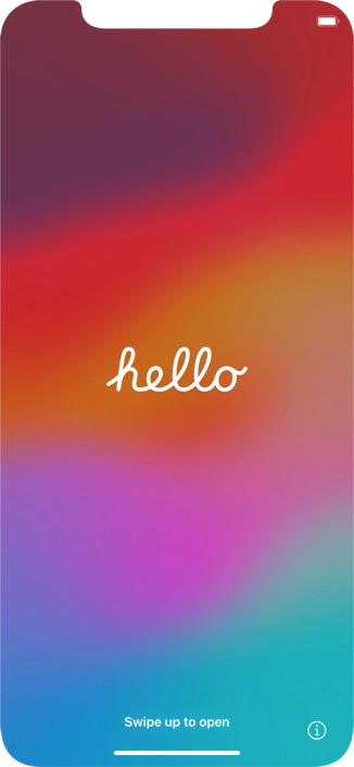Slide your finger upwards starting from the bottom of the screen. Slide your finger upwards starting from the bottom of the screen.