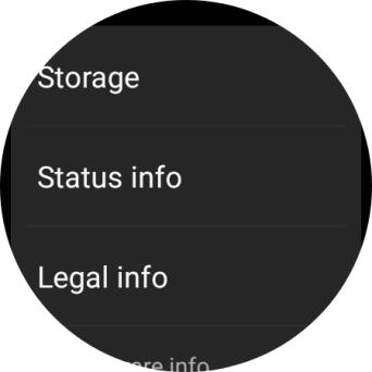 Press Status info.