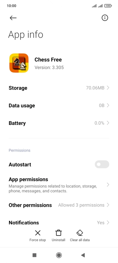 Press the Home key to return to the home screen.