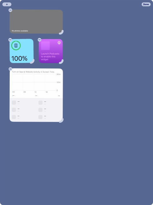 Press the add icon.