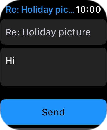 Press Send. Press Send.