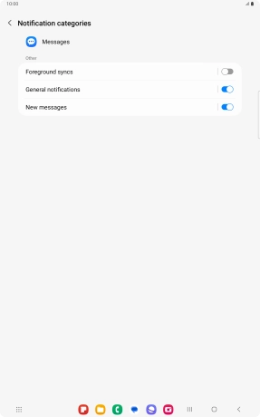 Press New messages.