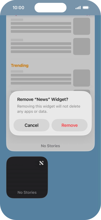 Press Remove.