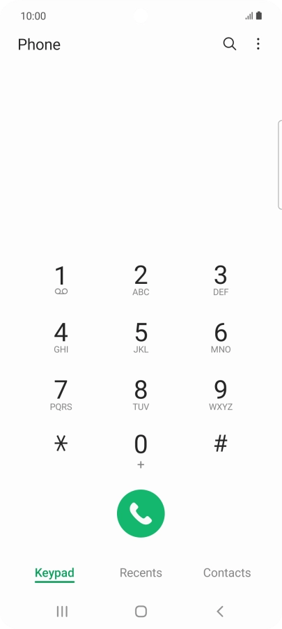 Press Keypad.