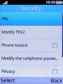 Select PIN.