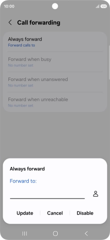 Press Disable.