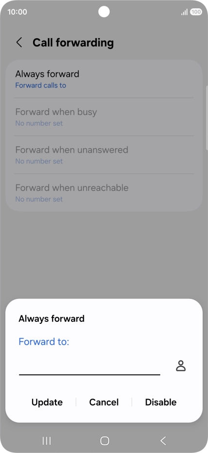 Press Disable.