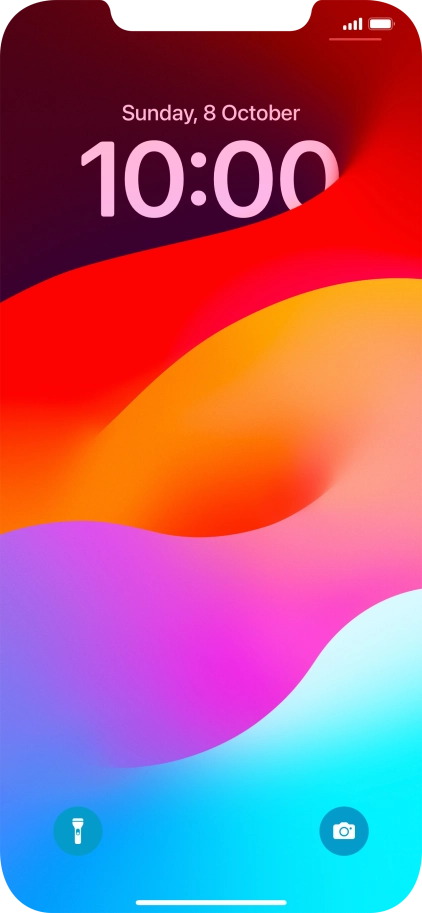 Slide your finger upwards starting from the bottom of the screen. Slide your finger upwards starting from the bottom of the screen.