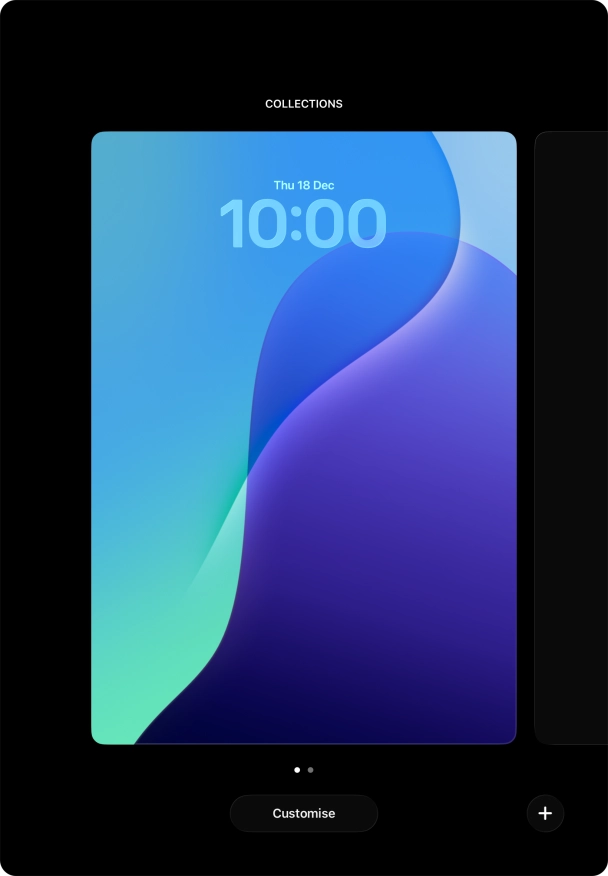 Press the add icon.