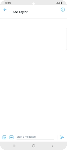 Press the text input field. Press the text input field.