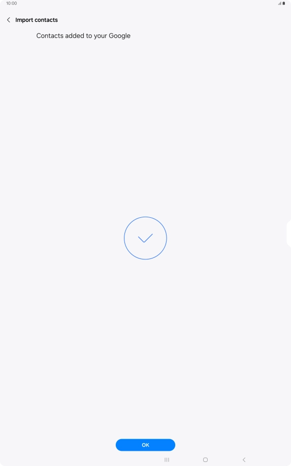 Press OK. Press OK.