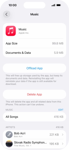 Press Offload App.
