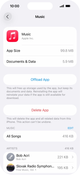 Press Offload App.