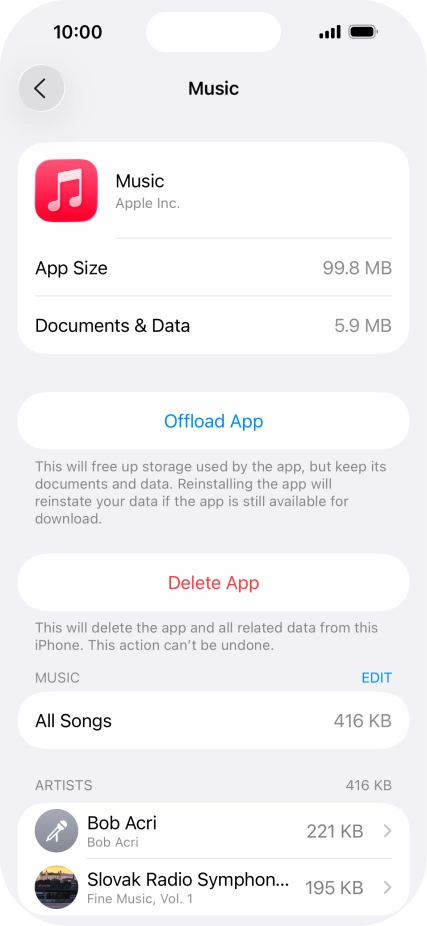 Press Offload App.