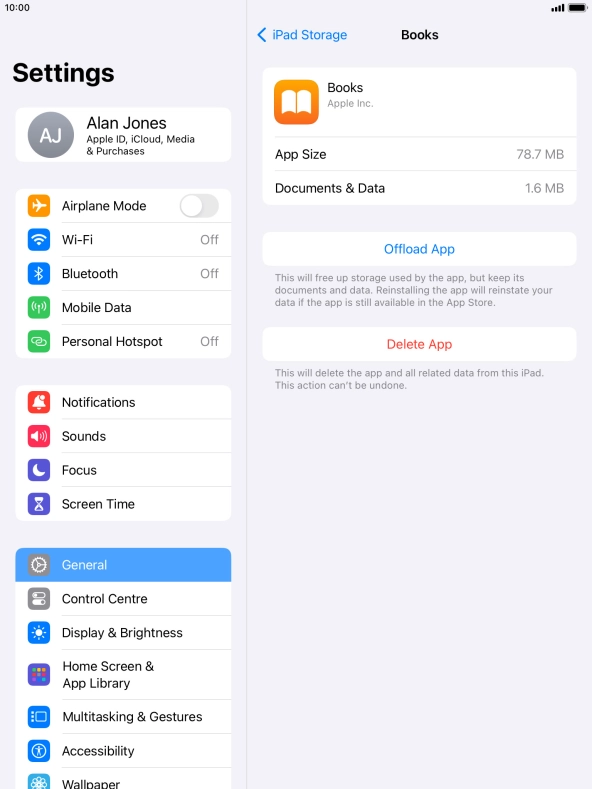 Press Offload App. Press Offload App.
