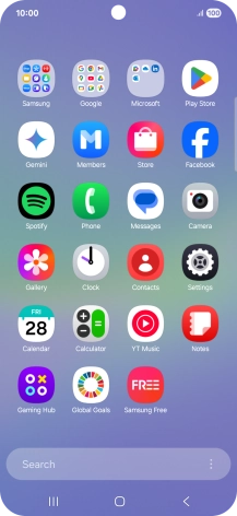 Press Gallery and go to the required folder. Press Gallery and go to the required folder.