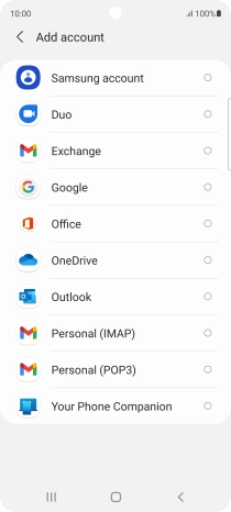 Press Google.