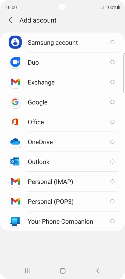 Press Google.