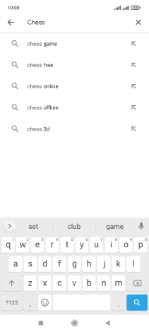 Key in the name or subject of the required app and press the search icon. Key in the name or subject of the required app and press the search icon.