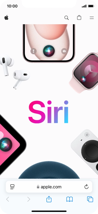 Slide your finger upwards starting from the bottom of the screen to return to the home screen.