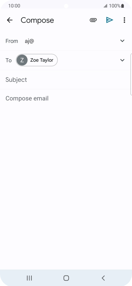 Press Subject and key in the required subject. Press Subject and key in the required subject.