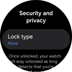 Press Lock type.