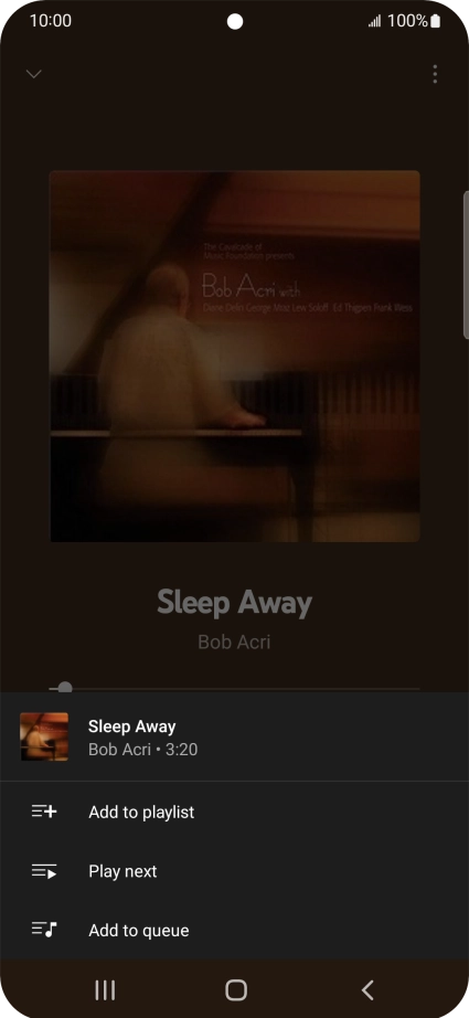 Press Add to playlist. Press Add to playlist.