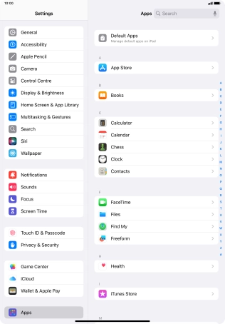 Press App Store.