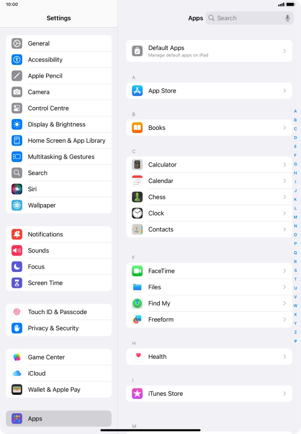Press App Store.
