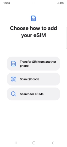 Press Scan QR code.