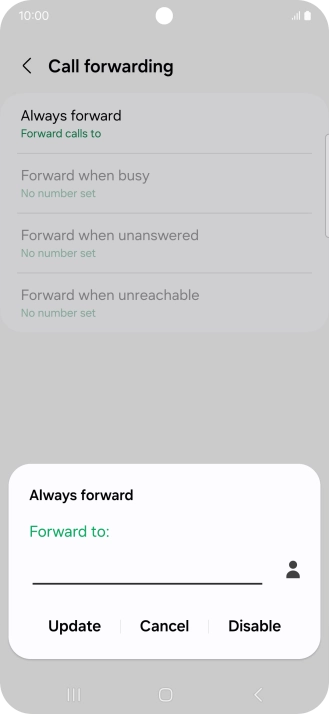 Press Disable.
